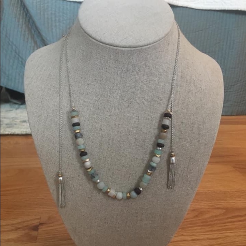 Stella &Dot necklace silver anda
